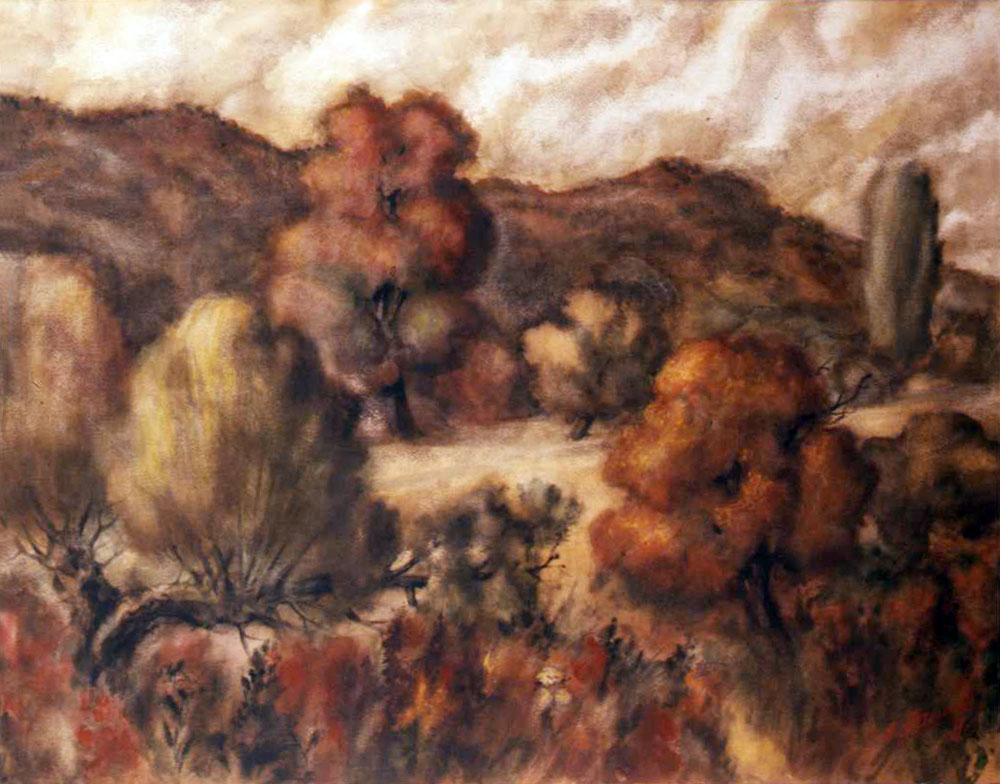 «Барви бабиного літа» із серії «На Полтавщині». 1998. Папір, акварель